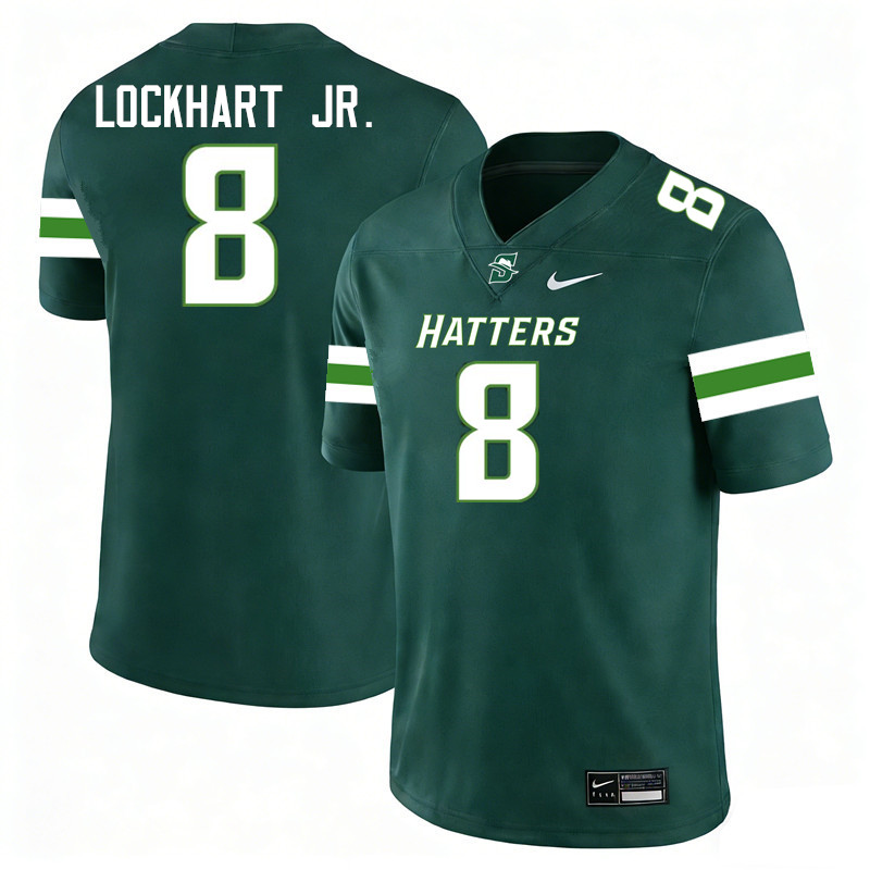 Stetson Hatters #8 Trey Lockhart Jr. College Football Jerseys,Uniforms-Green